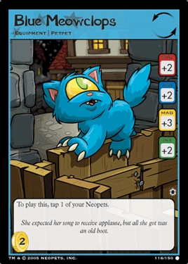 Blue Meowclops
